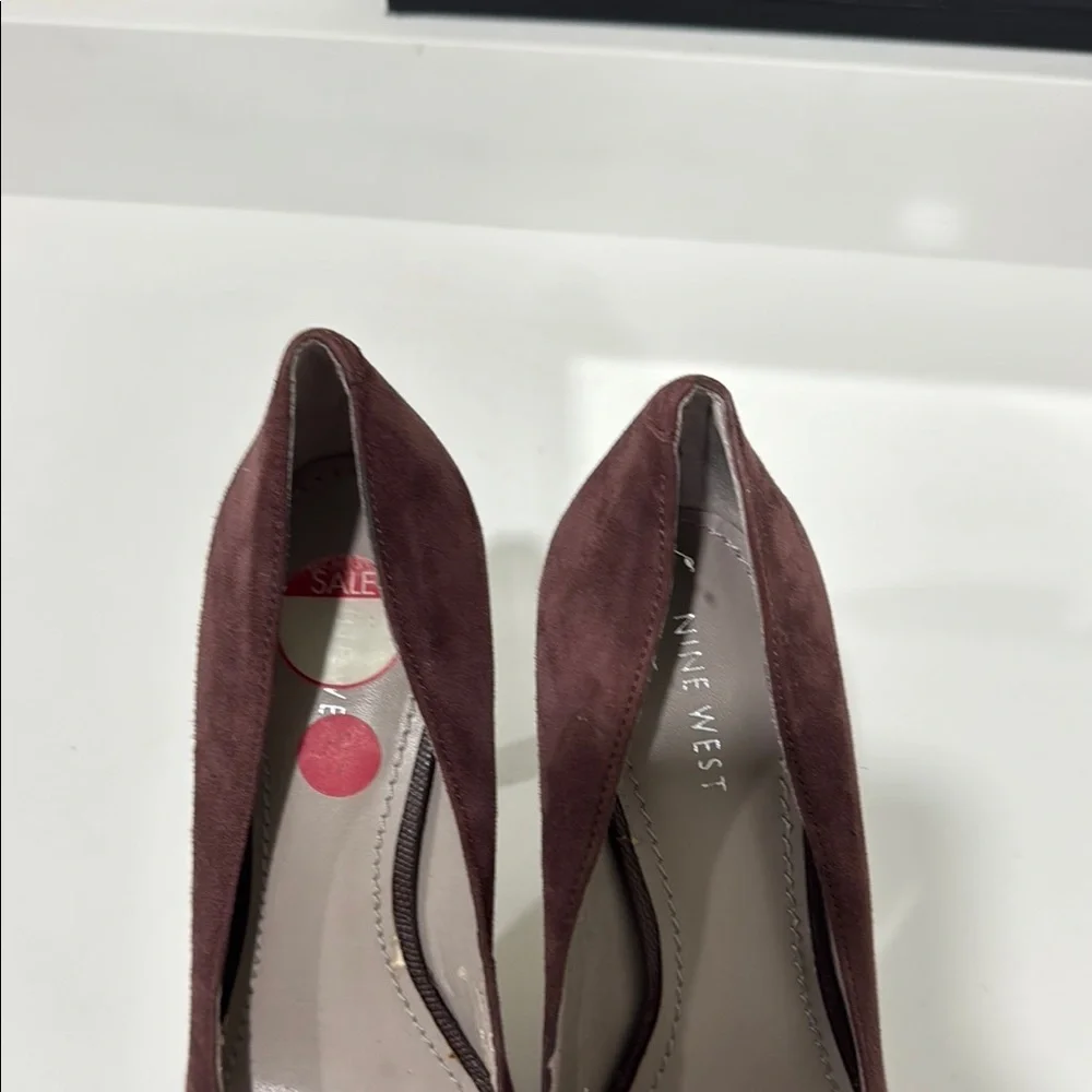 Nine West Women's Peep Toe Heels - Brown - Picture 7 of 7